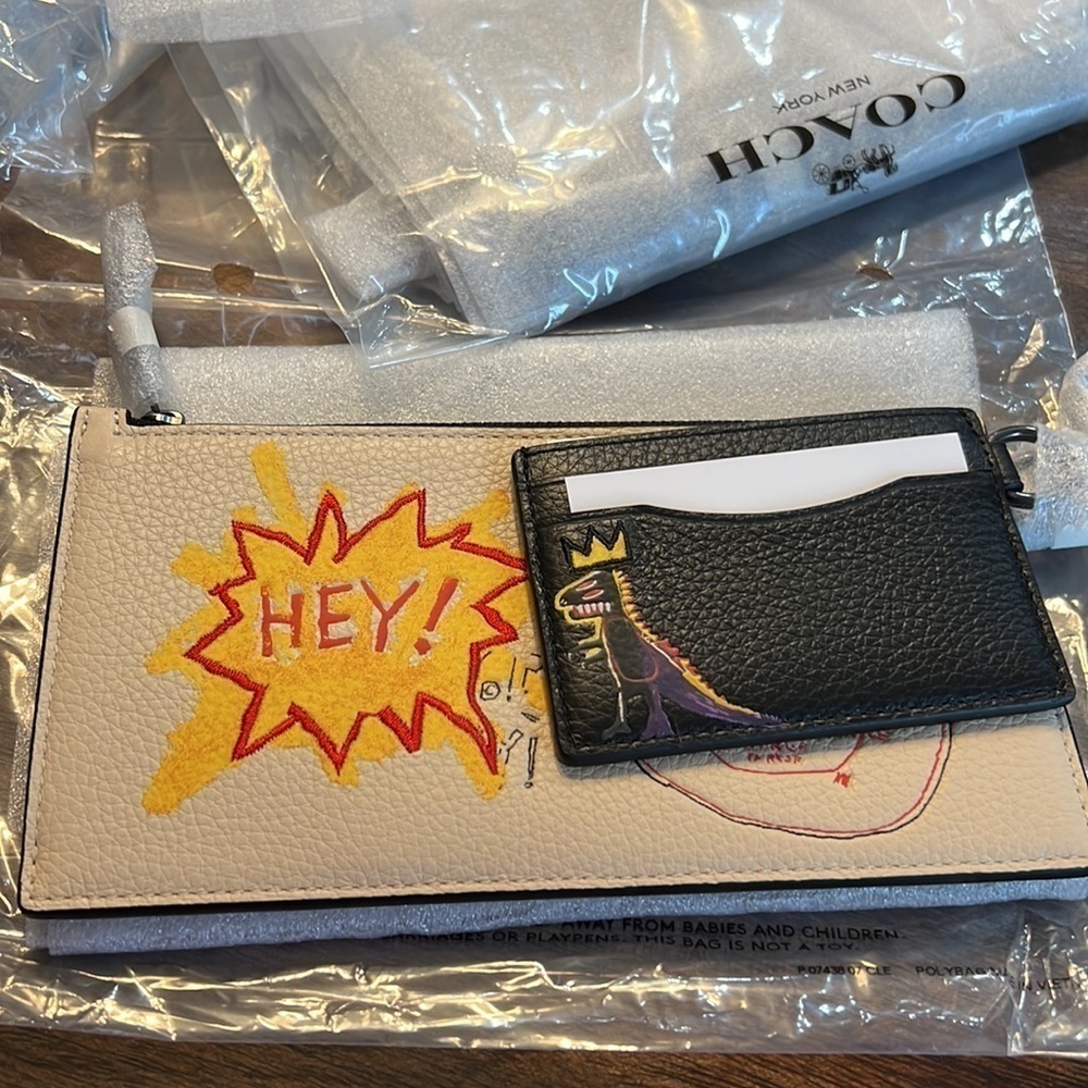 Coach X Jean Michel Basquiat Pouch Trio